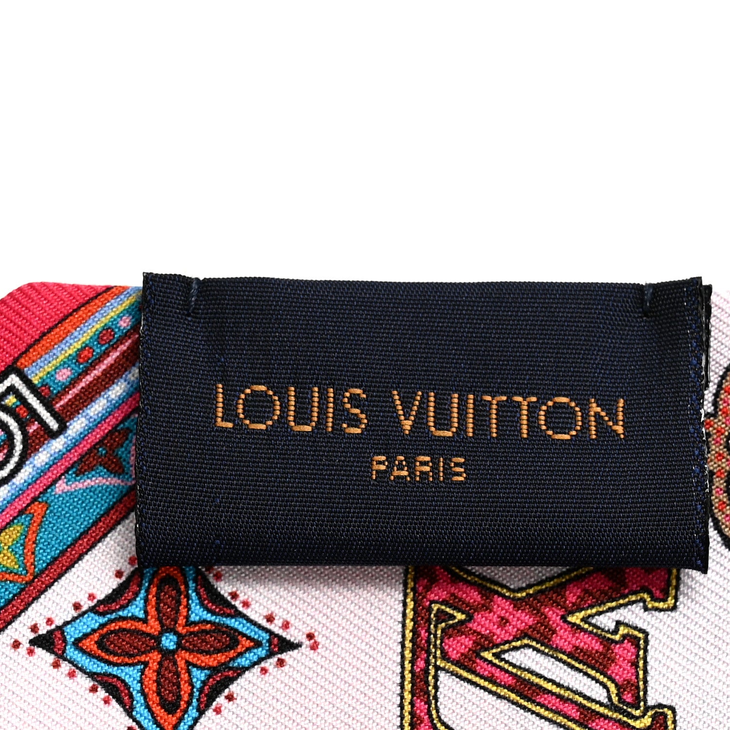 Louis Vuitton Silk Monogram Romance BB Bandeau Rose 3 of 4