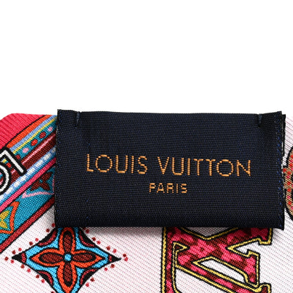 Louis Vuitton Silk Monogram Romance BB Bandeau Rose 3 of 4