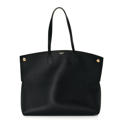 Burberry Calfskin Large Society Tote Black 1 of 12