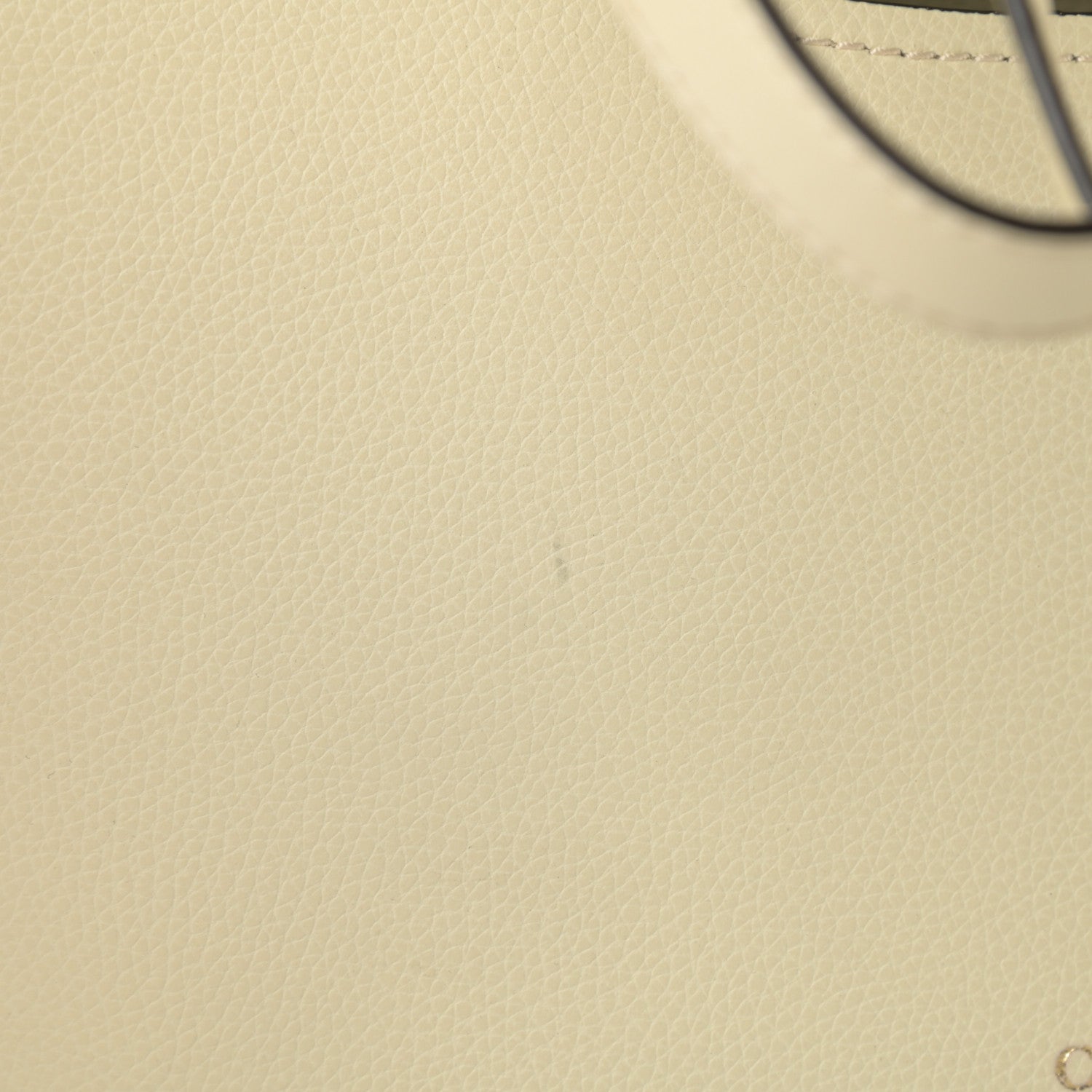 Chloe Smooth Grained Calfskin Small Aby Tote White 12 of 13