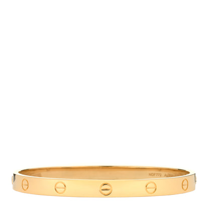 Cartier 18K Yellow Gold LOVE Bracelet 19 2 of 3