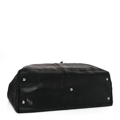 Saint Laurent Calfskin Reversible Double Sac Y Tote Gold Black 12 of 16