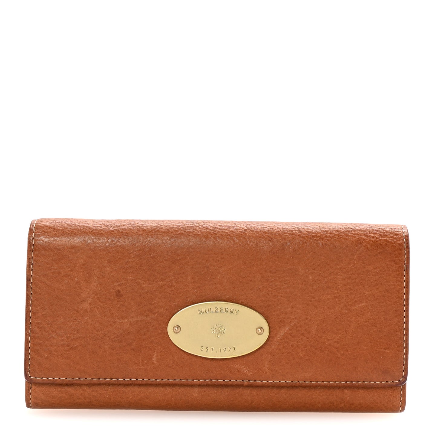 Natural Vegetable Tanned Continental Wallet Oak