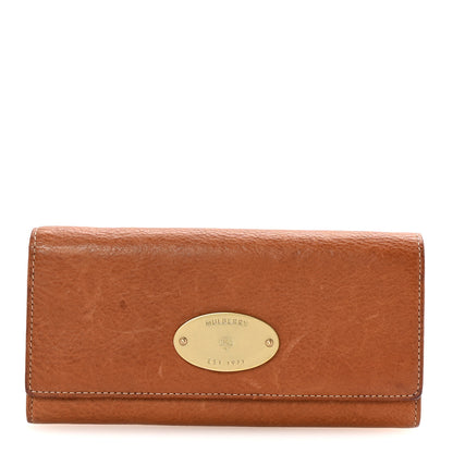 Mulberry Natural Vegetable Tanned Continental Wallet Oak 1 of 7