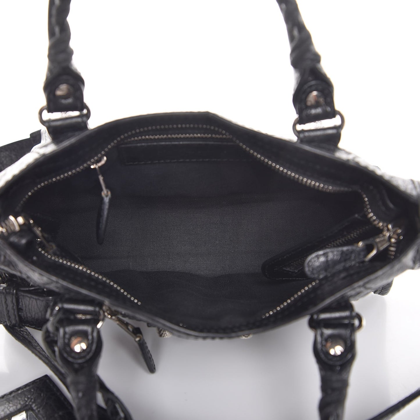 Agneau Giant 12 Silver Hardware Mini City Black