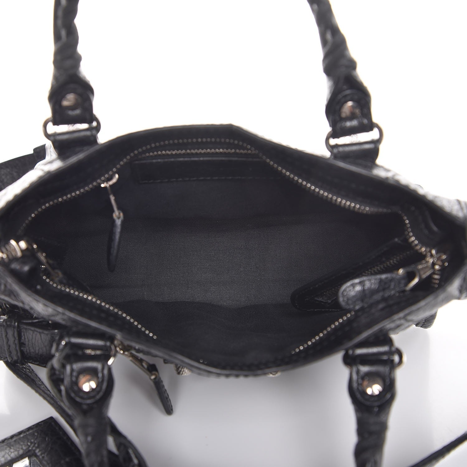 Balenciaga Agneau Giant 12 Silver Hardware Mini City Black 6 of 8