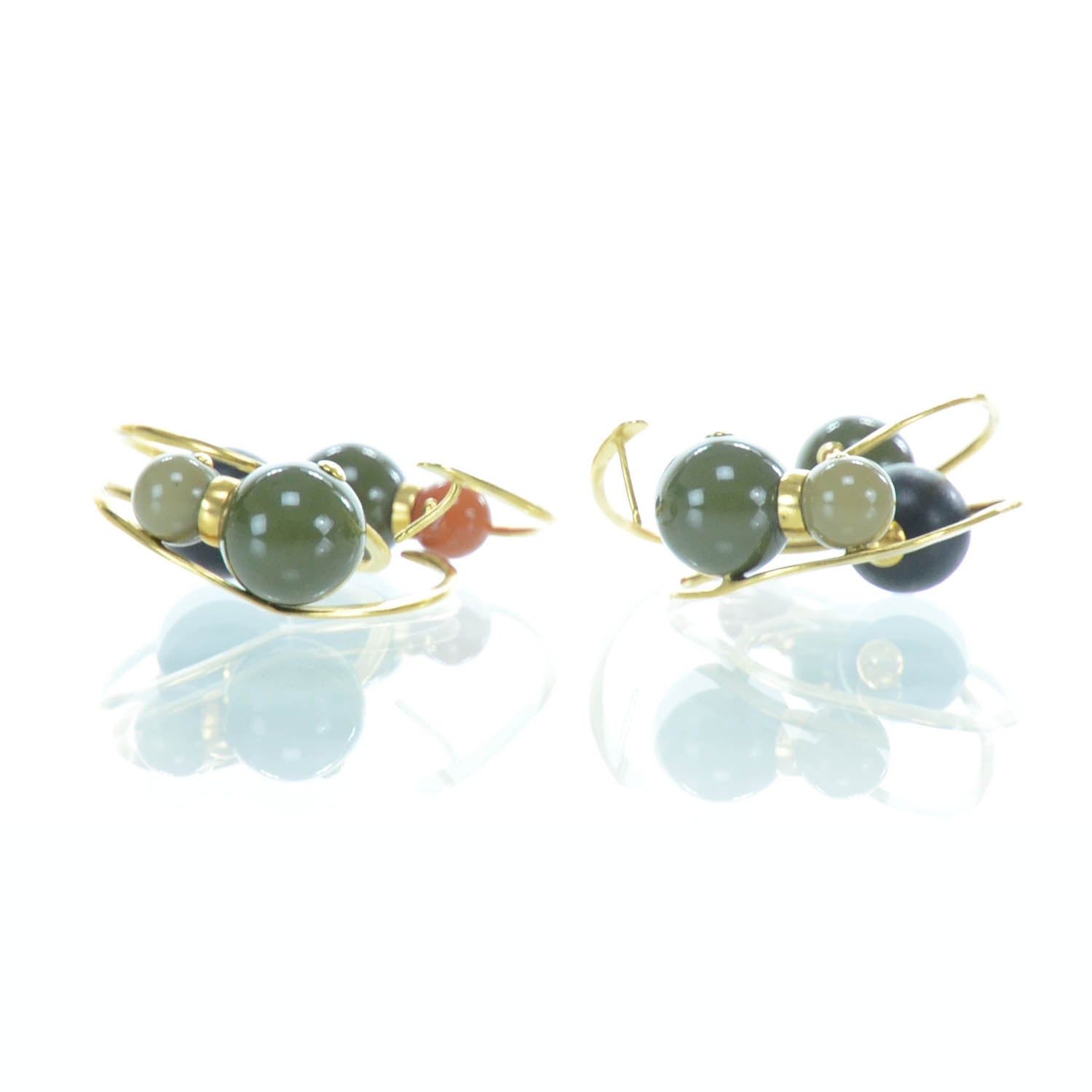 Louis Vuitton Hoop Earrings Gold 2 of 4