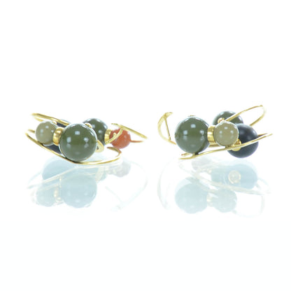 Louis Vuitton Hoop Earrings Gold 2 of 4