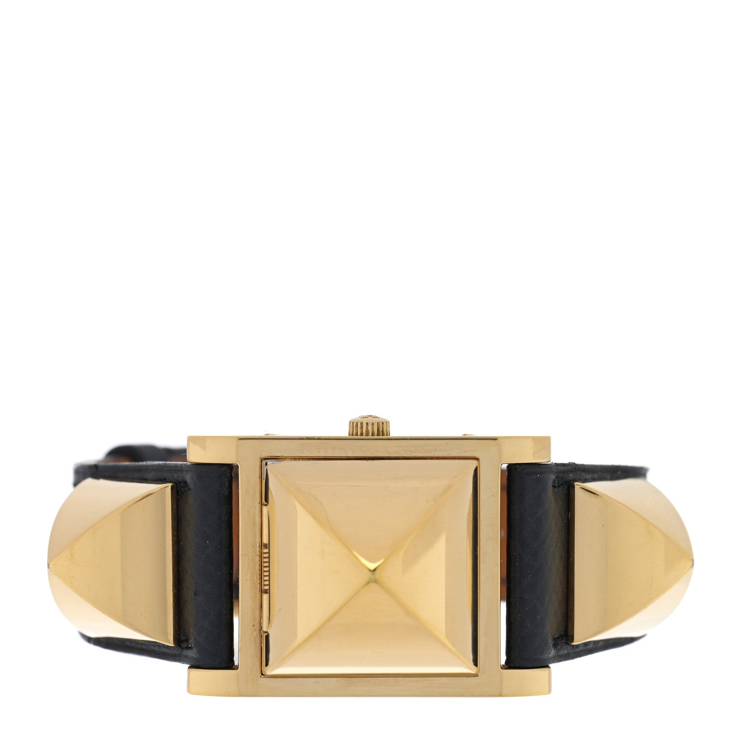 Hermes Stainless Steel Epsom 23mm Medor Quartz Watch Noir 3 of 5