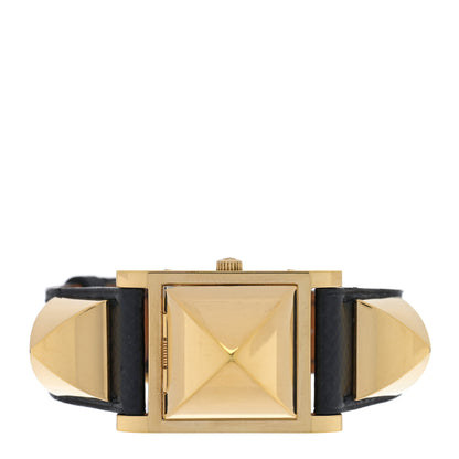 Hermes Stainless Steel Epsom 23mm Medor Quartz Watch Noir 3 of 5