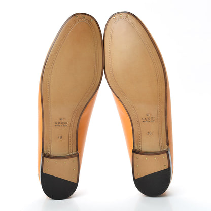 Gucci Lambskin Womens Brixton Horsebit Loafers 40 Crystal Copper 5 of 9