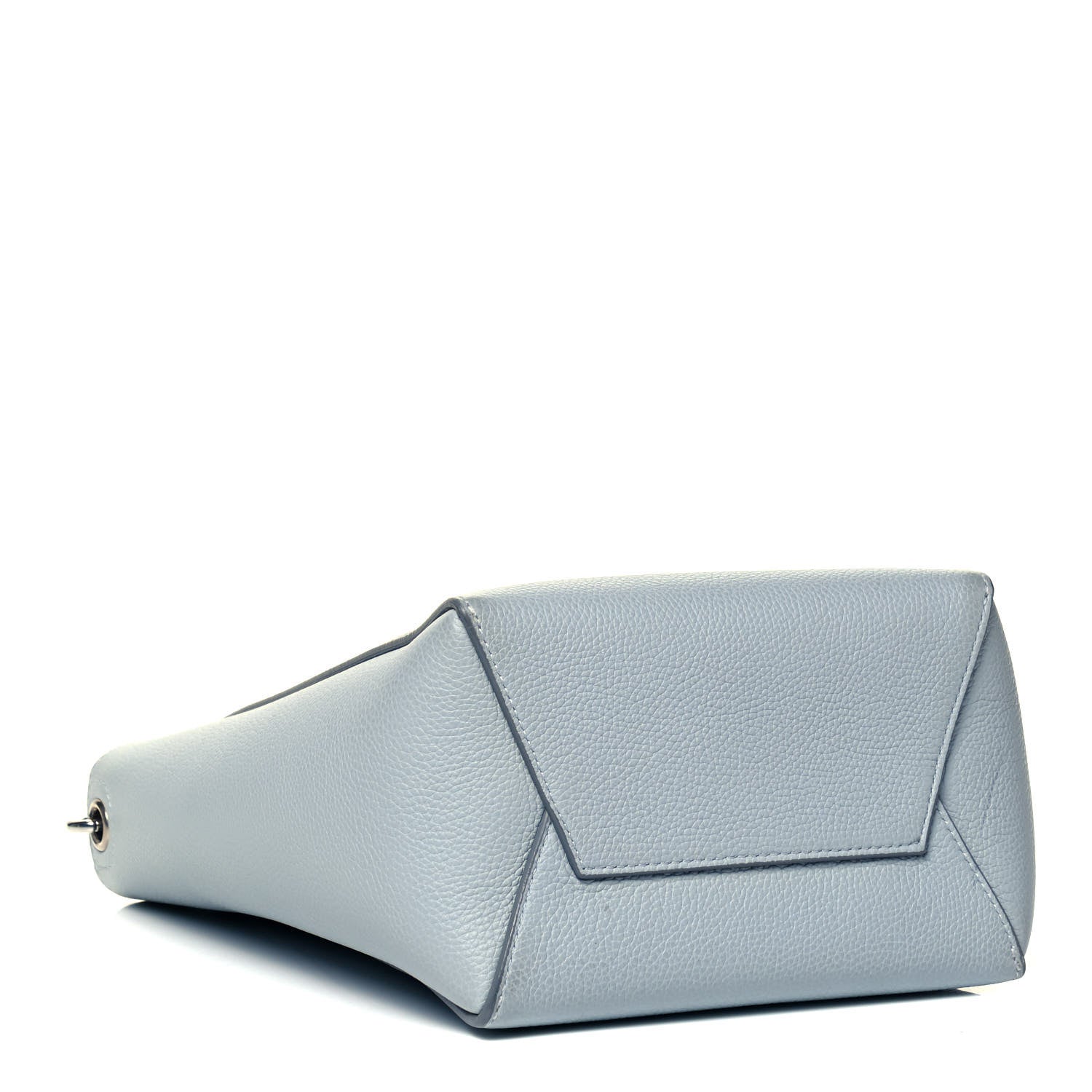 Celine Soft Grained Calfskin Small Sangle Bucket Bag Storm 4 of 9
