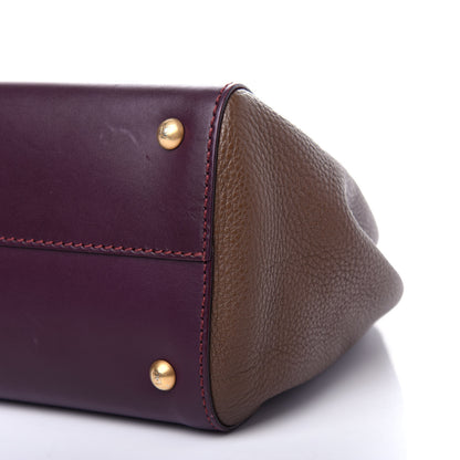 Fendi Cuoio Silvana Bag Beige Deep Berry Blue 9 of 11