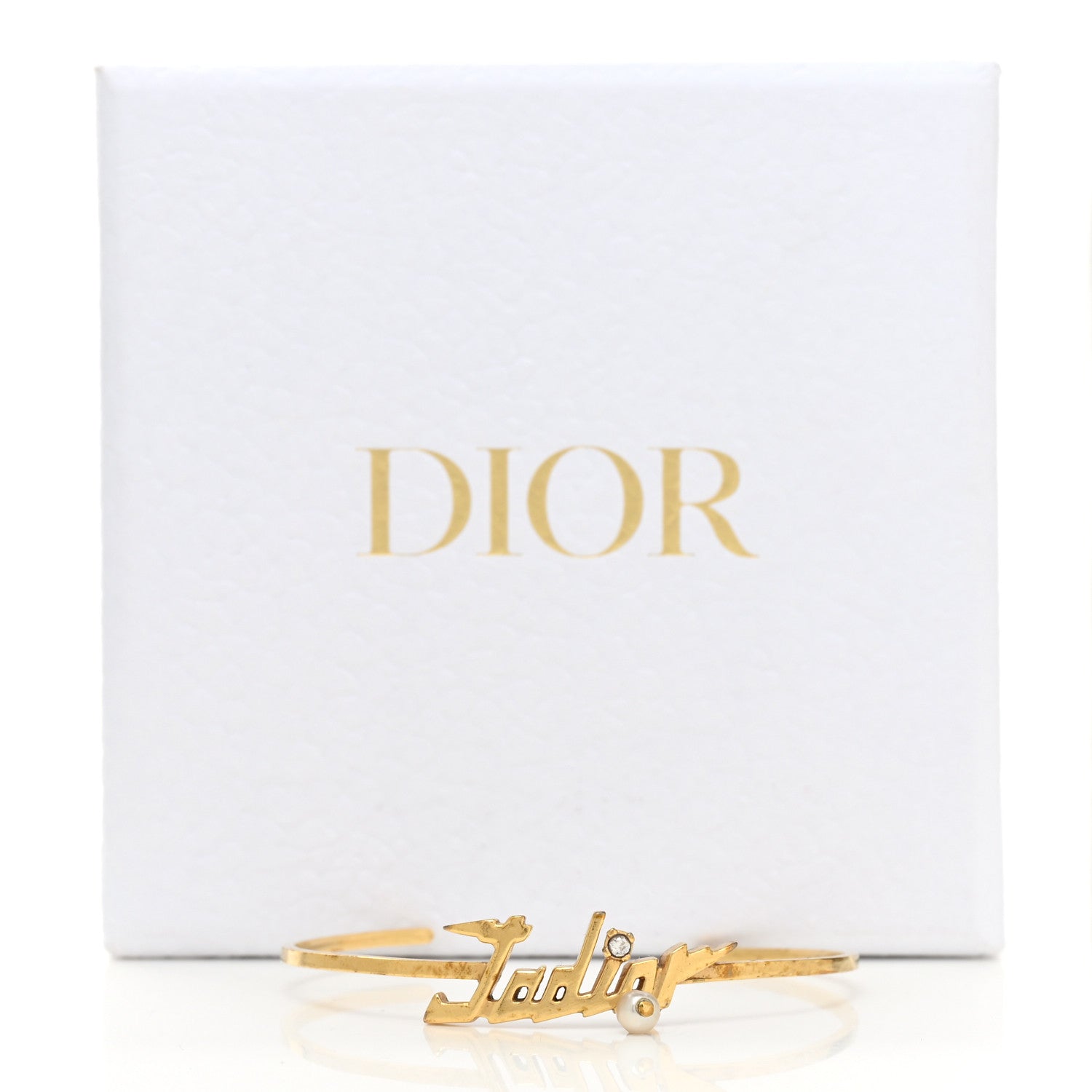Christian Dior Metal J'Adior Bracelet Cuff Gold 5 of 5