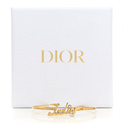 Christian Dior Metal J'Adior Bracelet Cuff Gold 5 of 5