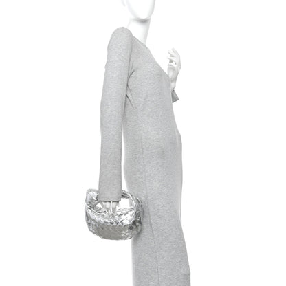Bottega Veneta Metallic Nappa Intrecciato Mini Jodie Silver 2 of 11