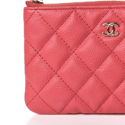 Chanel Caviar Quilted Small Cosmetic Case Pink 8 of 8