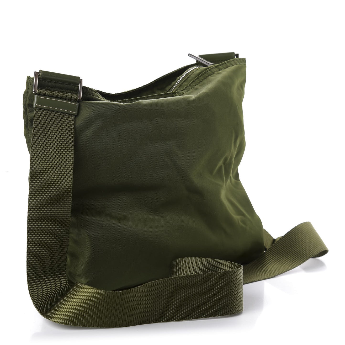 Tessuto Nylon Flat Messenger Militare