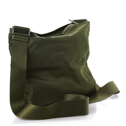 Prada Tessuto Nylon Flat Messenger Militare 3 of 9