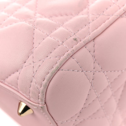 Christian Dior Lambskin Cannage Medium Lady Dior Light Pink 13 of 13