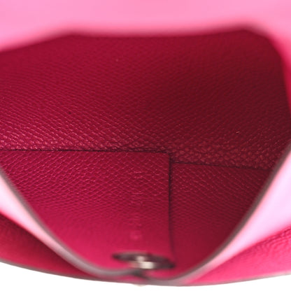 Hermes Epsom Bastia Coin Purse Rose Pourpre 5 of 10