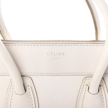 Celine Goatskin Micro Luggage White 12 of 12
