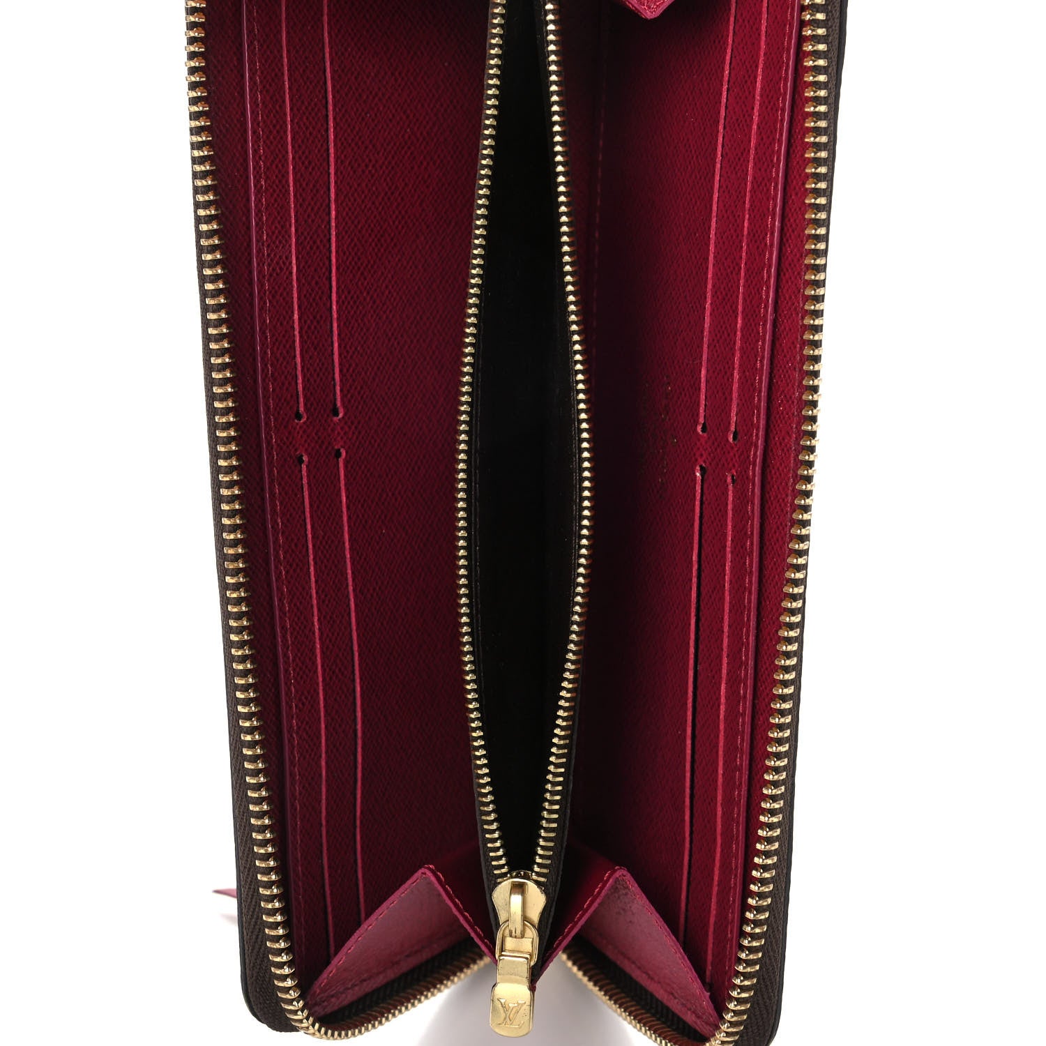 Louis Vuitton Monogram Clemence Wallet Fuchsia 5 of 9