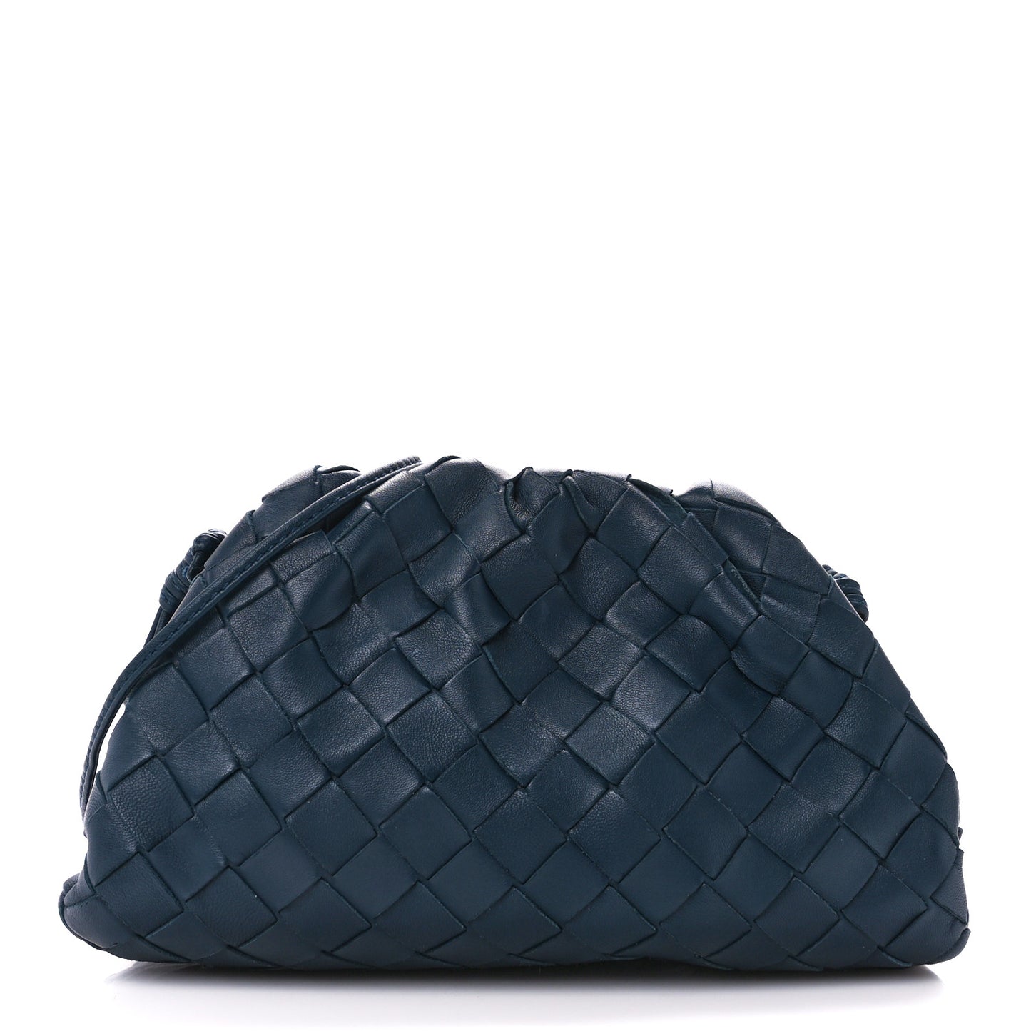 Nappa Intrecciato The Mini Pouch Deep Blue