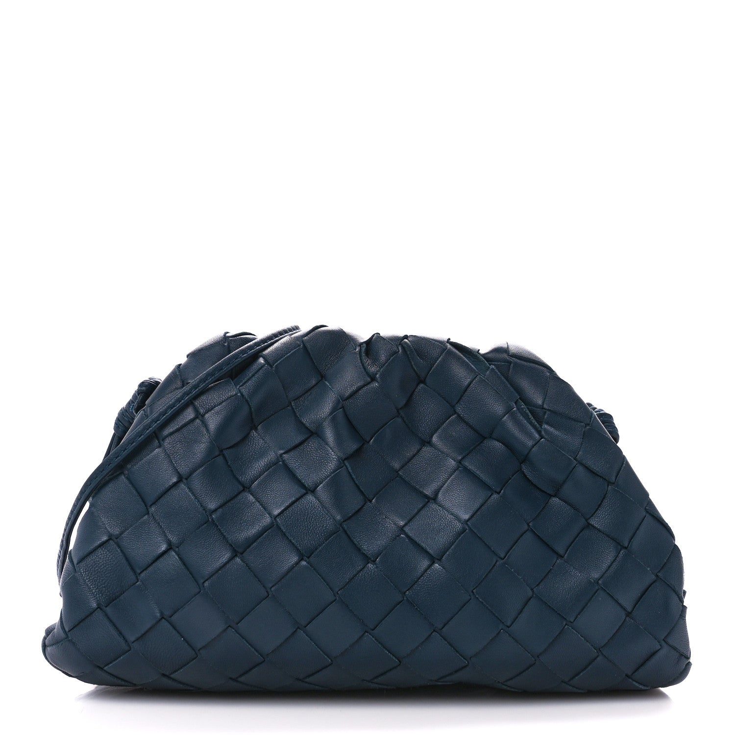 Bottega Veneta Nappa Intrecciato The Mini Pouch Deep Blue 1 of 12