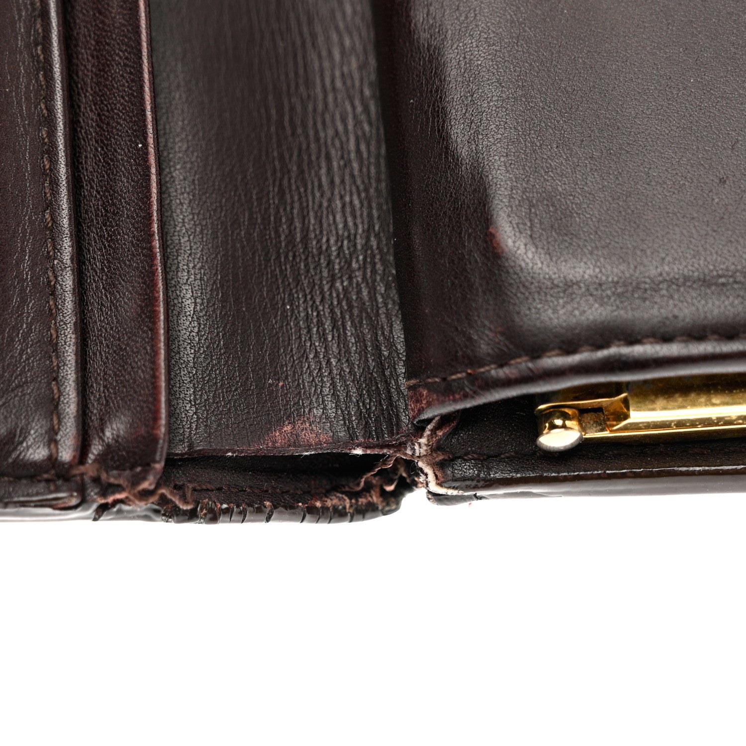 Louis Vuitton Vernis French Purse Wallet Amarante 10 of 10