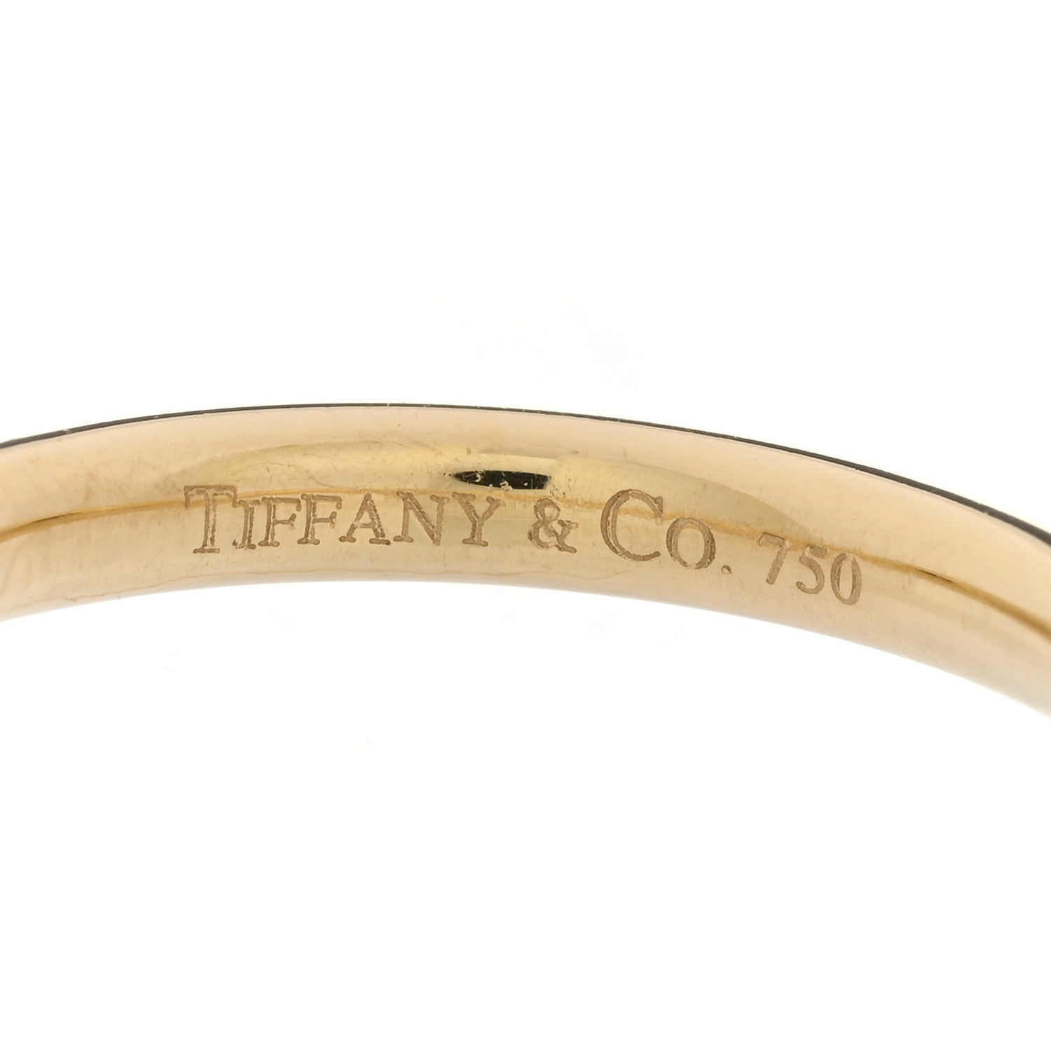 Tiffany 18K Yellow Gold Yellow Diamond Elsa Peretti Wedding Band Ring 47 4 4 of 5