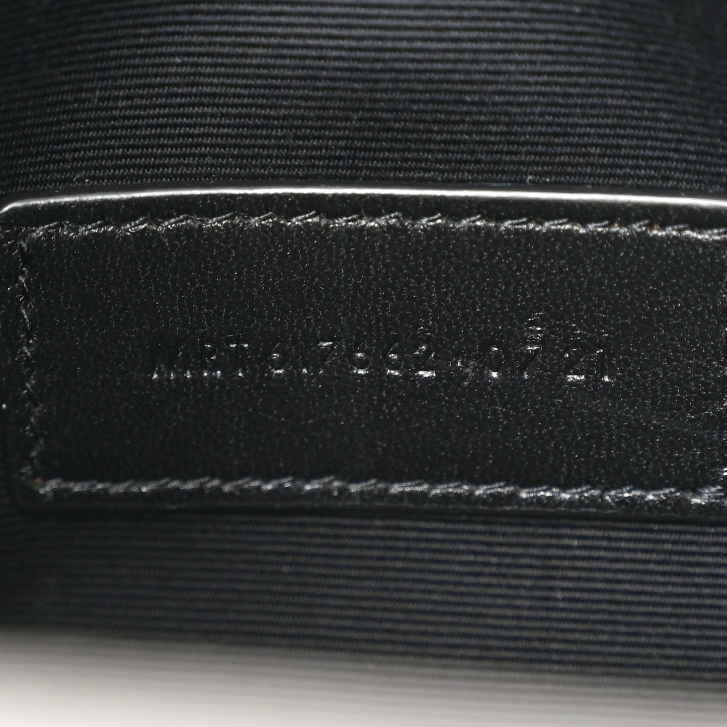 Grain De Poudre Matelasse Chevron Monogram Envelope Clutch Fog