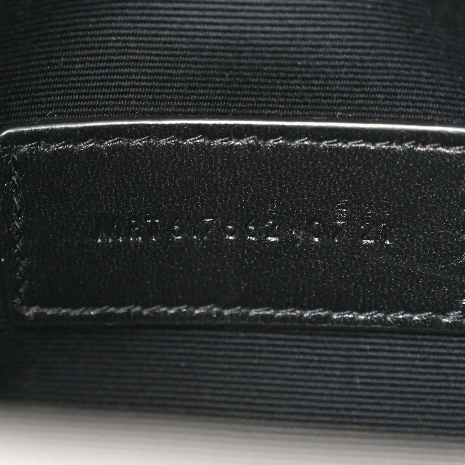Saint Laurent Grain De Poudre Matelasse Chevron Monogram Envelope Clutch Fog 7 of 11