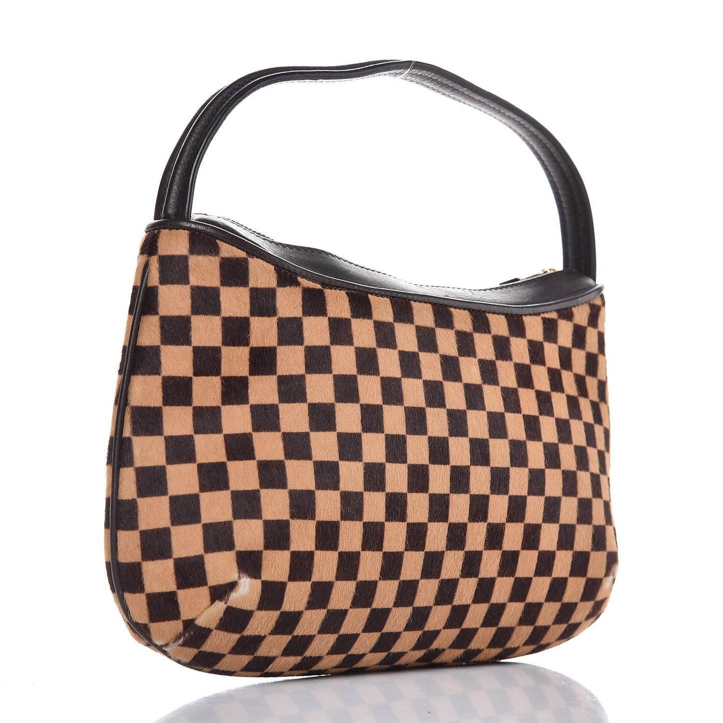 Calf Hair Damier Sauvage Tigre