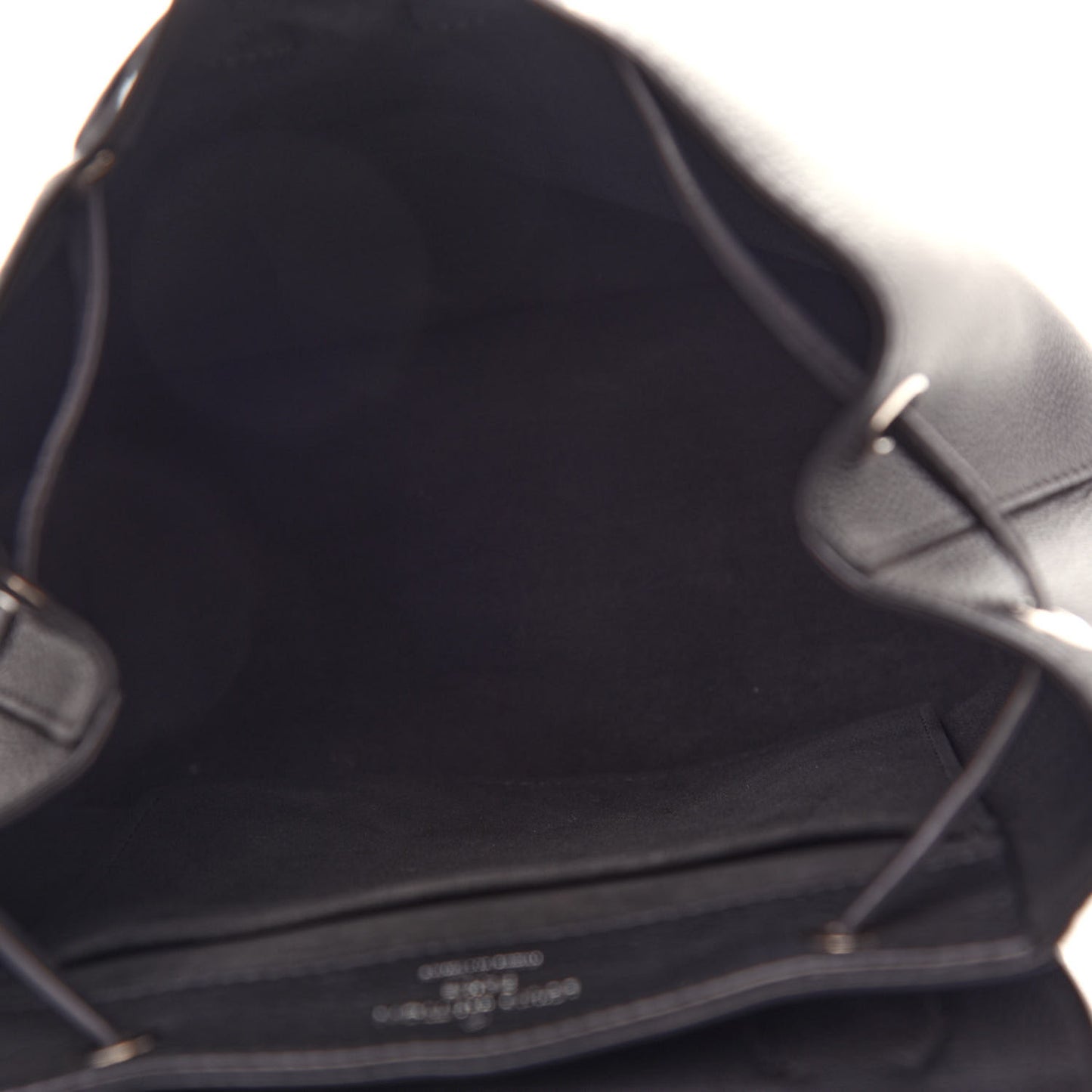 Calfskin Lockme Backpack Black