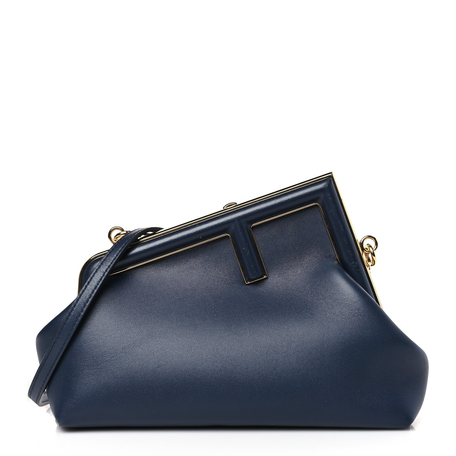 Fendi Shiny Nappa Small Fendi First Midnight Blue 1 of 10