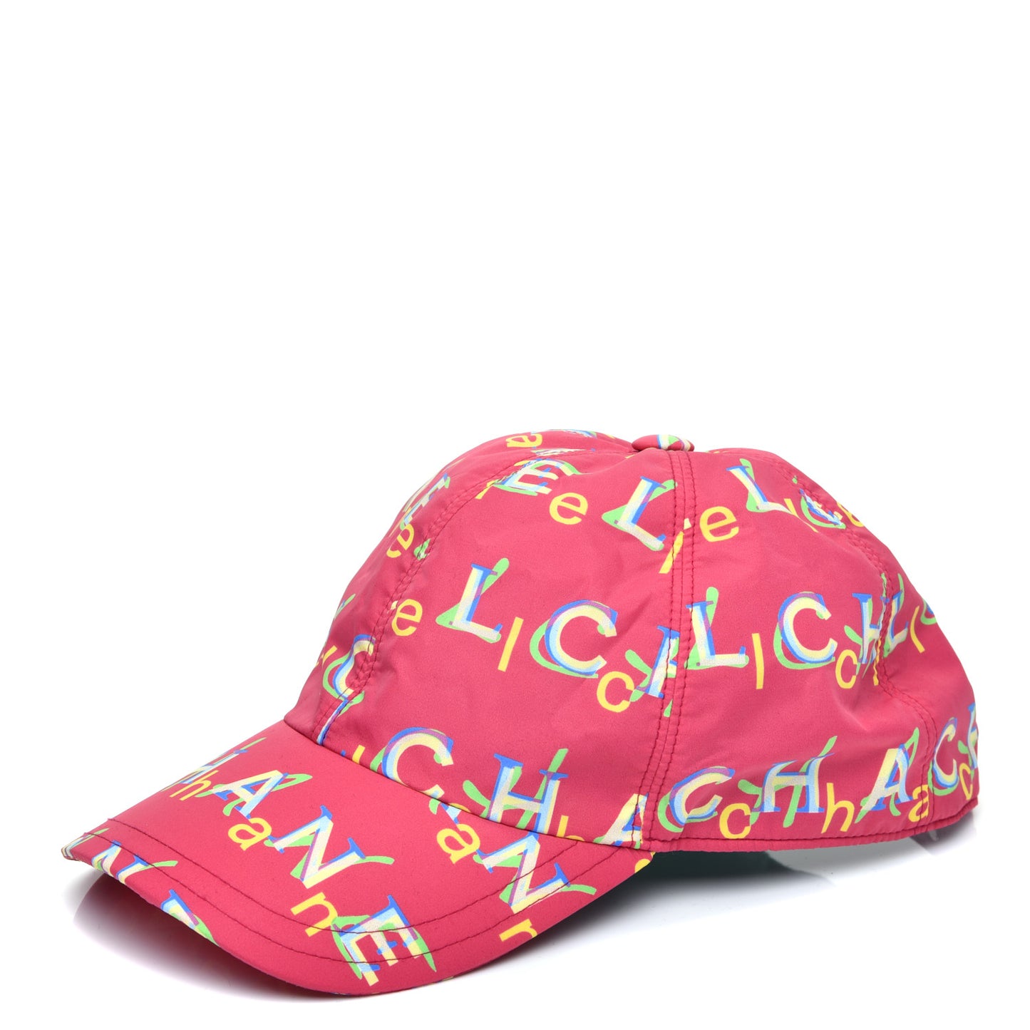 Nylon Logo Cap Hat Fuchsia