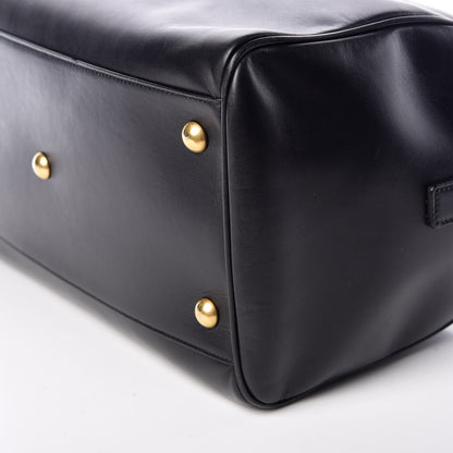 Saint Laurent Calfskin Classic Duffle 6 Black 10 of 15