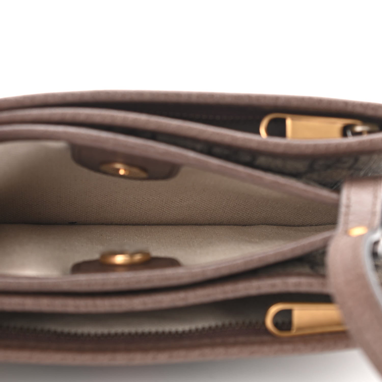 Gucci GG Supreme Monogram Web Ophidia Crossbody Beige New Acero 6 of 12