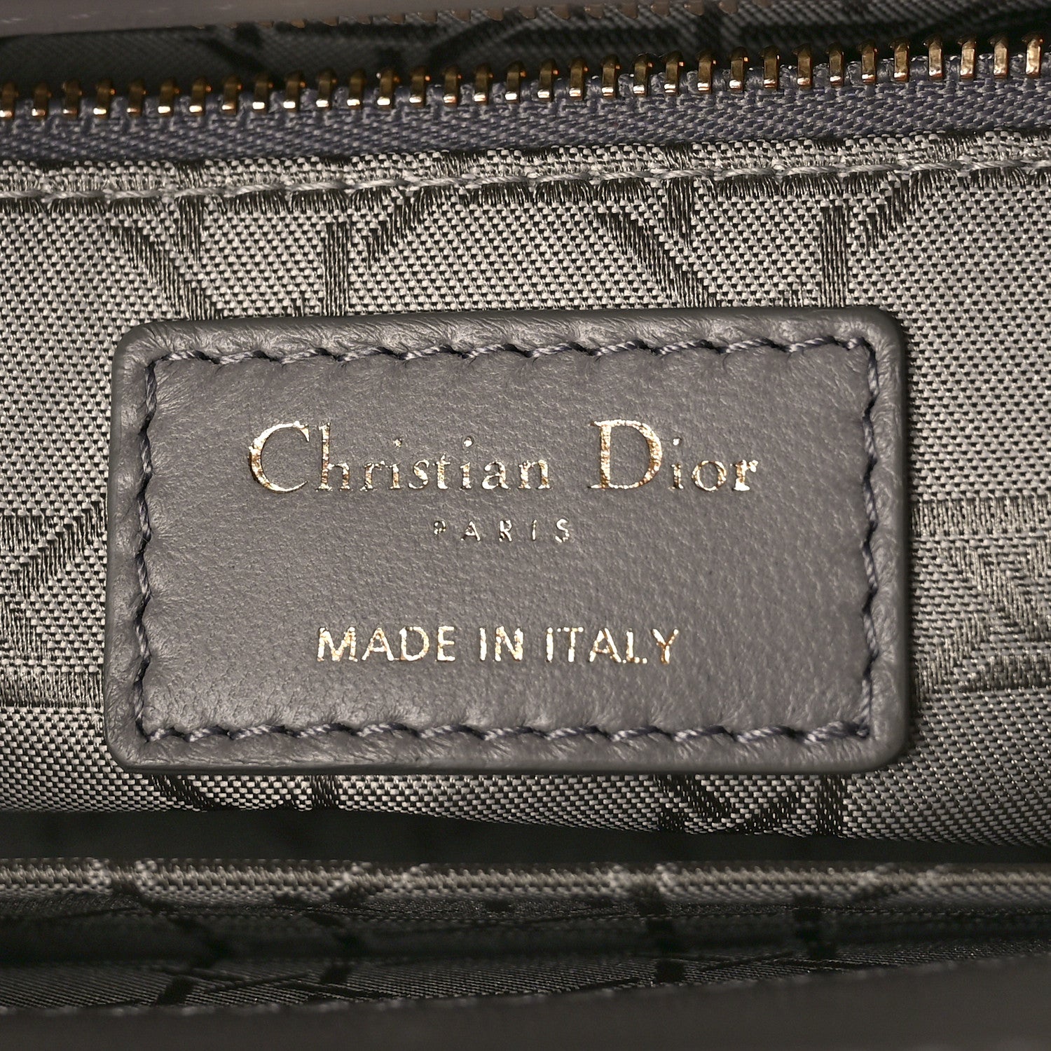 Christian Dior Lambskin Cannage Small Lucky Badges My Lady Dior Grey 5 of 7