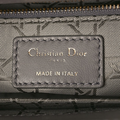 Christian Dior Lambskin Cannage Small Lucky Badges My Lady Dior Grey 5 of 7