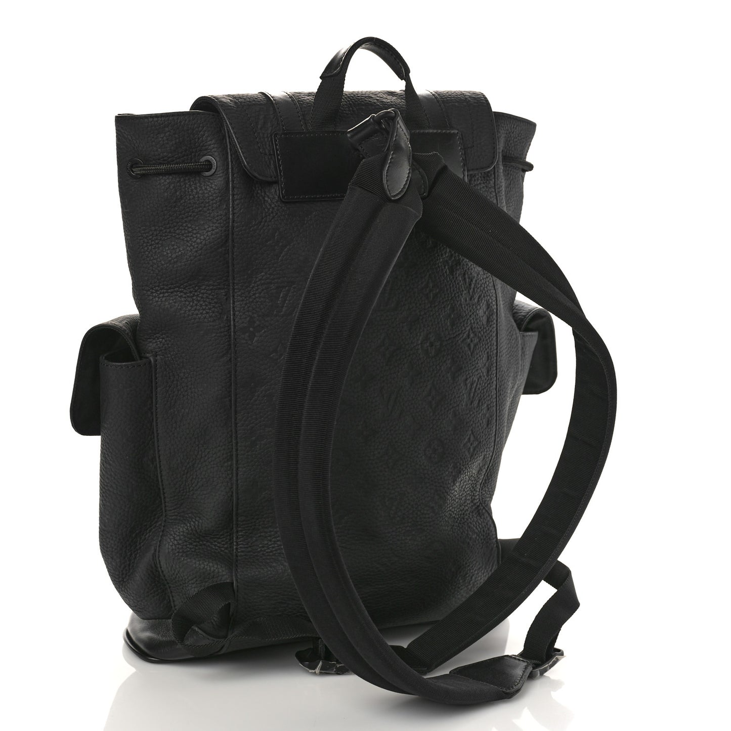 Taurillon Monogram Christopher MM Backpack Black