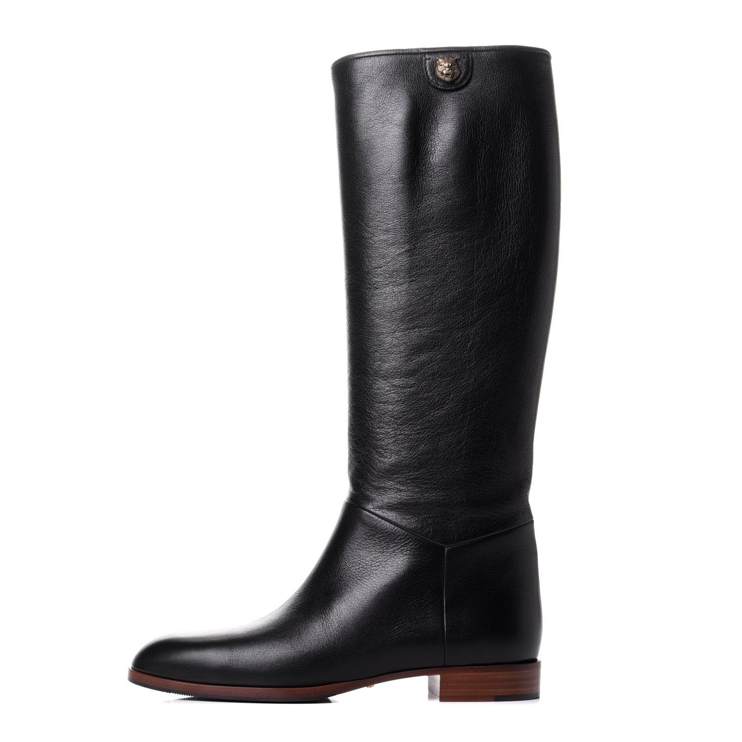 Calfskin Piuma Lux Energy High Boots 39.5 Black