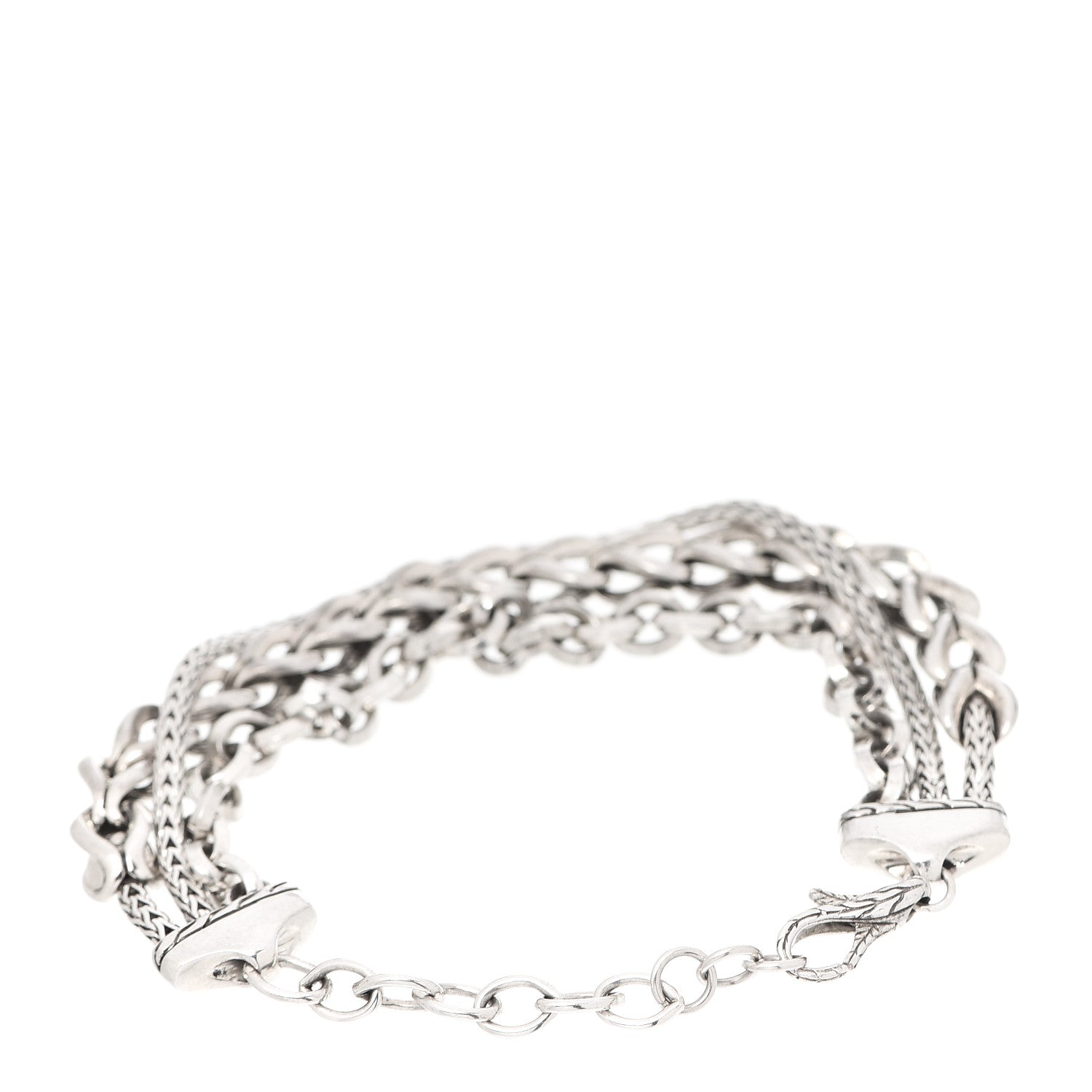 John Hardy Sterling Silver Multi-Chain Bracelet 3 of 5