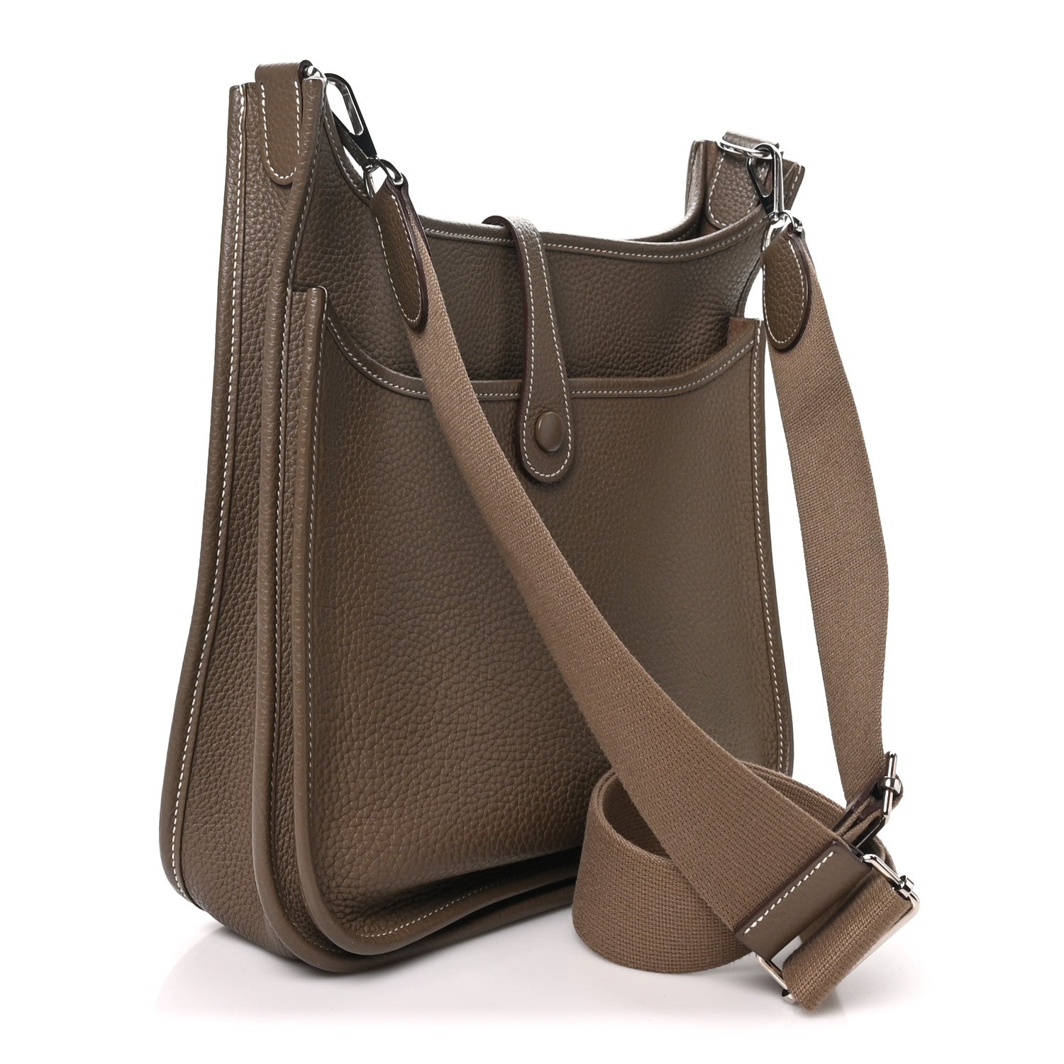 Hermes Taurillon Clemence Evelyne III PM Etoupe 3 of 10