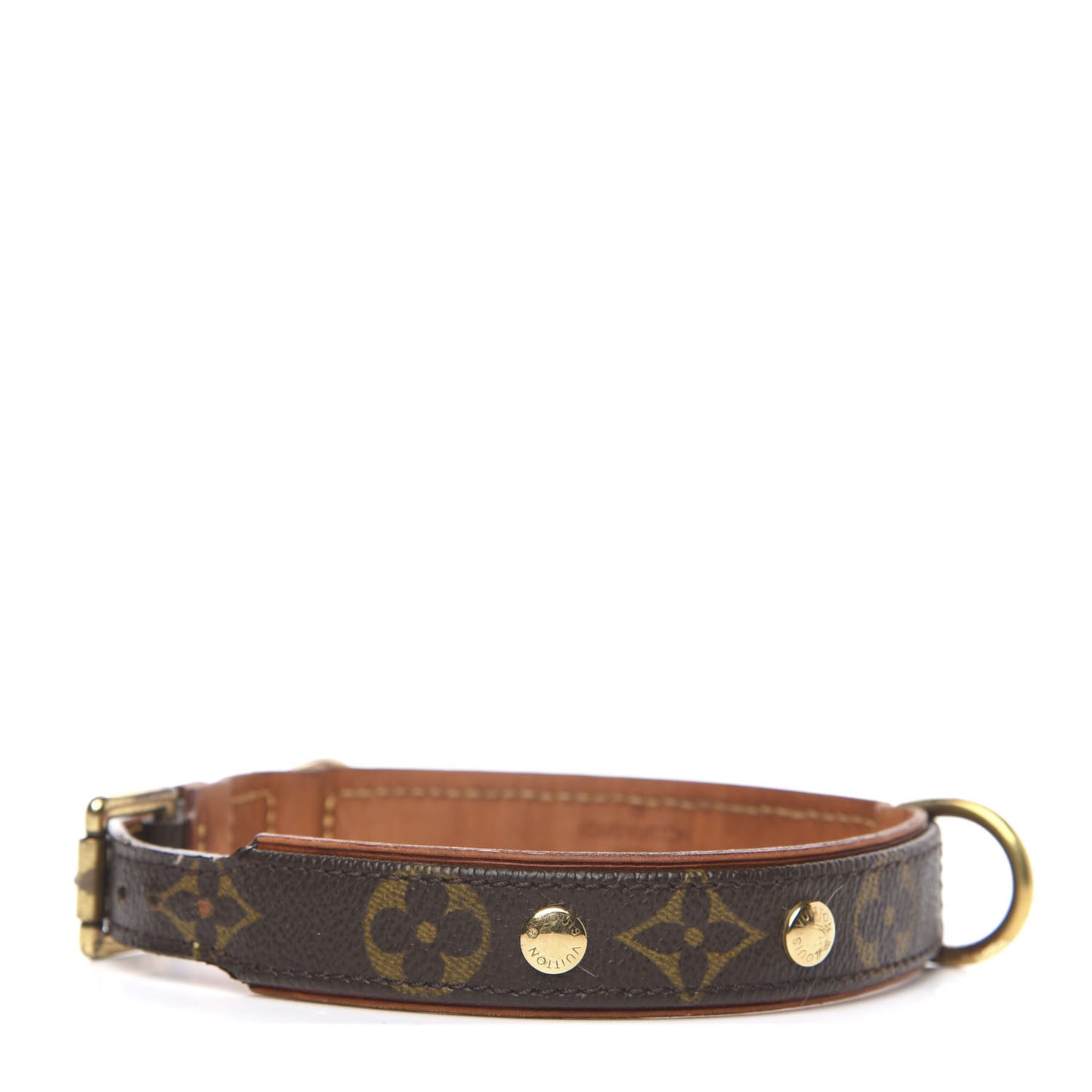 Monogram Baxter Dog Collar MM