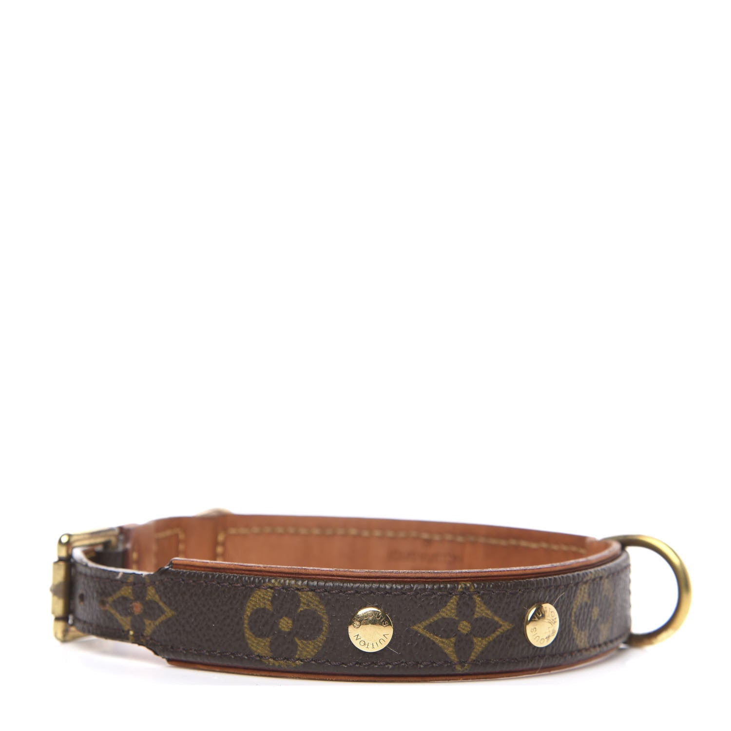 Louis Vuitton Monogram Baxter Dog Collar MM 1 of 6