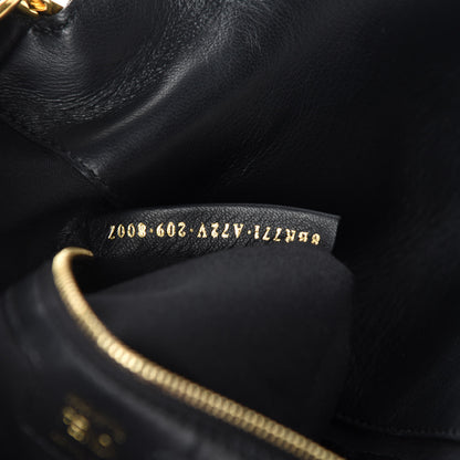 Fendi Nappa FF 1974 Embossed Large Baguette Black 9 of 10