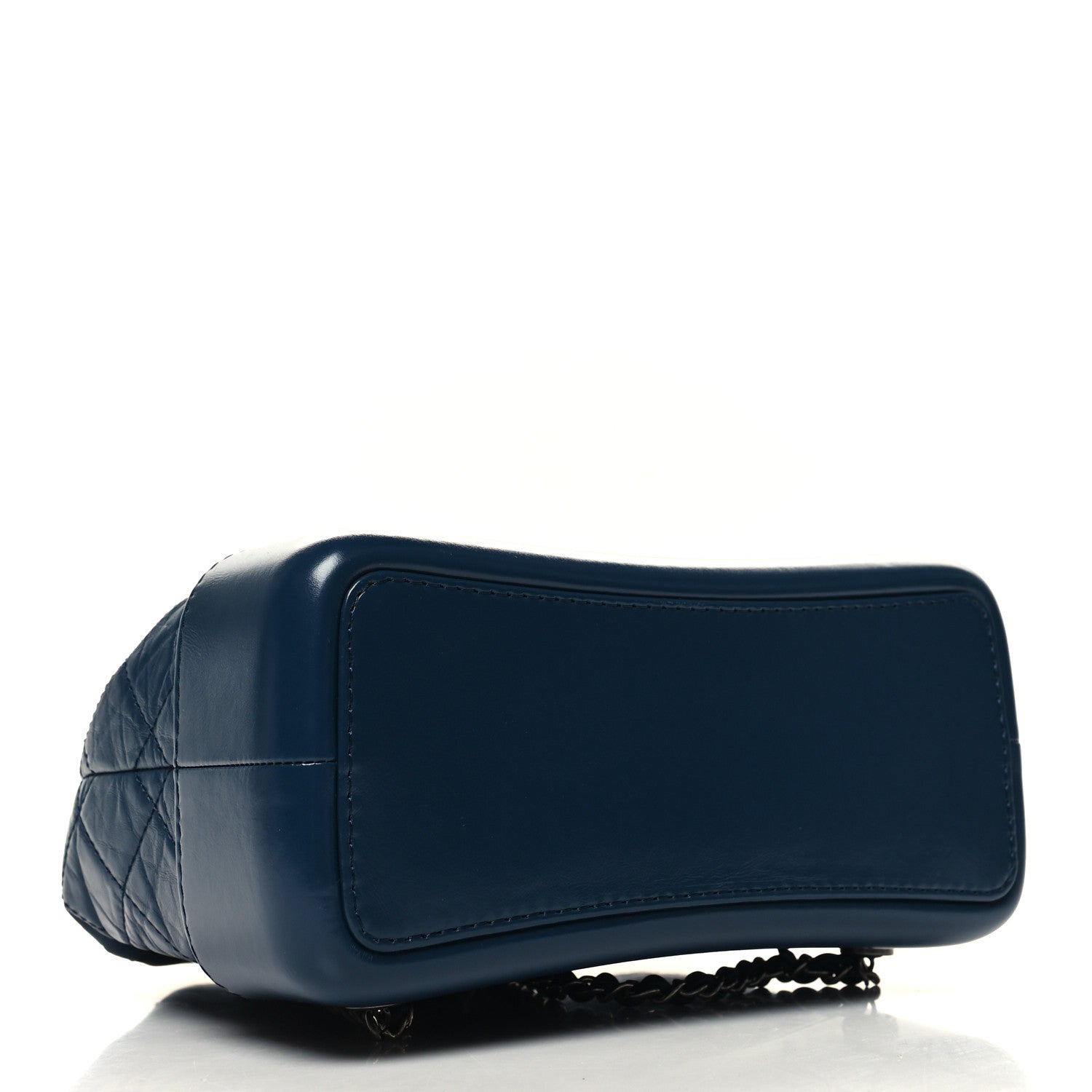 Chanel Aged Calfskin Quilted Small Gabrielle Backpack Navy 4 of 11