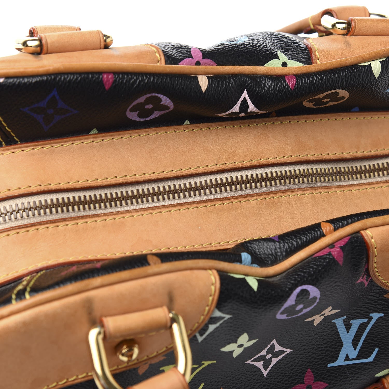 Louis Vuitton Monogram Multicolor Claudia Black 8 of 13